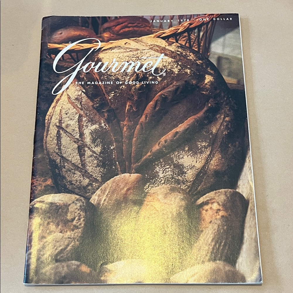5/$25 Vintage Gourmet The Magazine of Good Living January 1978